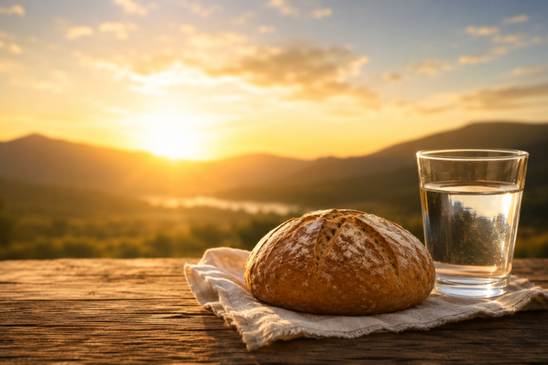 🍞💧 Fortalecimento Diário: Pão, Água e a Dependência de Deus!